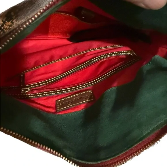 Dooney and Bourke Multi Color Brown Python Skin Purse - Pre Owned - Picture 5 of 15